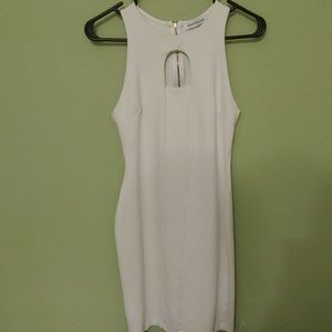 White cocktail dress